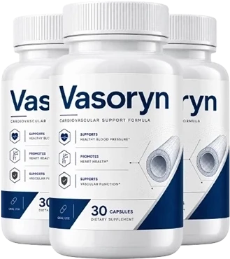 Vasoryn healthy aging cardiovascular formula three bottles